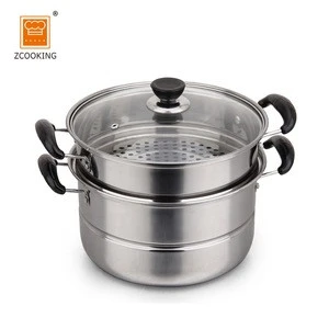 28cm Portable Multi-function Stainless Steel Food Display Steamer Pot