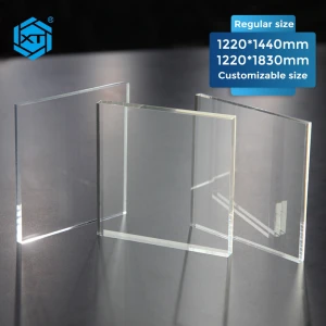 2mm 3mm 10mm 12mm 20mm Clear Cast Extruded Transparent Acrylic Plexiglass Plastic Sheet Polished Edges