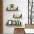 Import 3 Tier Wall Decor Shelf Metal Wooden Rustic Decorative home Hanging display wooden wall shelf from China