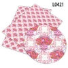 30 cm x 136 cm  Smooth dogs Printed Faux Leather Fabric for Bows Synthetic Leather Sheet DIY Materials
