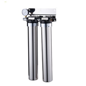 304 food grade stainless steel PP Reverse Osmosis 2 stages uncersink water purifier filter