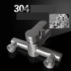 304 stainless steel bath bath bath shower ielts triple adjustable hot and cold faucet switch electric water heater