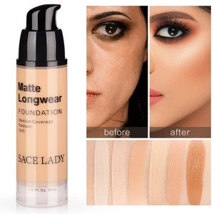 30ml matte HD makeup base cream long lasting waterproof liquid foundation