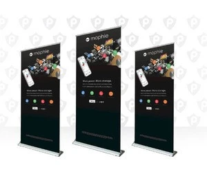 33&quot; x 80&quot; Retractable Banner with Stand and Case
