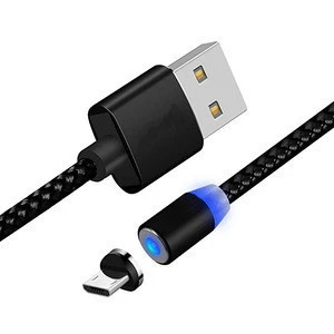 360 Degree Round Magnetic Usb Cable for Type-C,iphone,Android