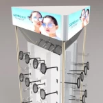 360 Rotation Optical Shop Floor Standing Display Spectacles Optical Sunglasses Glasses Display Racks