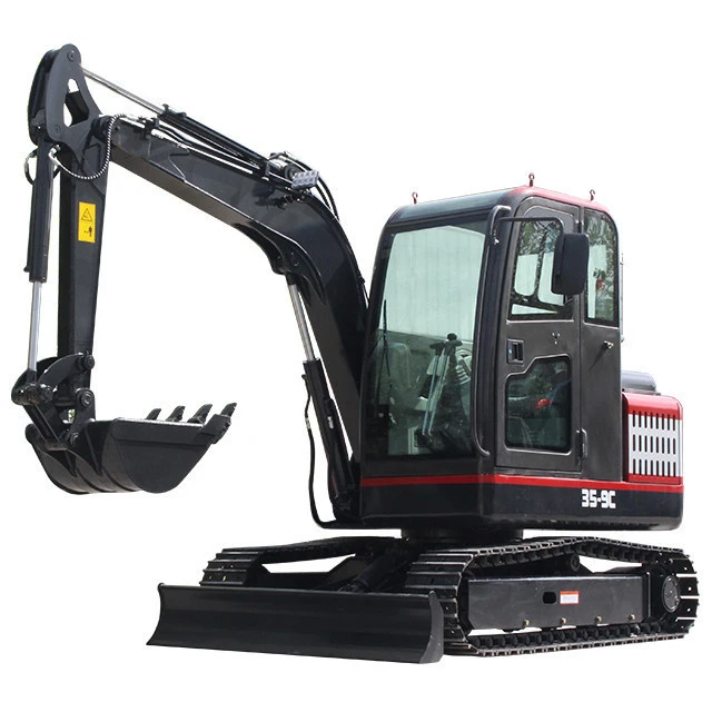 3600kg small excavator soil digger on farm use