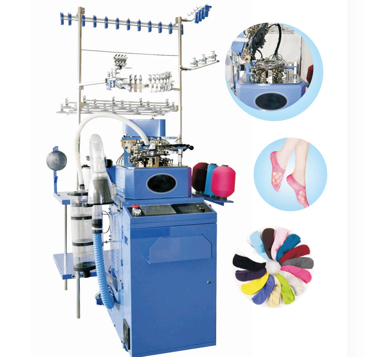 3.75inch automatic socks knitting for shoe upper making machine