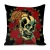 3D Print Custom Skull Pillow 45 x 45 Cushion Cover for Home Decoration Skull Art in Pillow Cover
