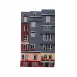 3D printed architectural design resin 3D small house compact mini house model
