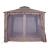 Import 3M Steel Double Roof Mosquito Net Extension Outdoor Garden Gazebo from China