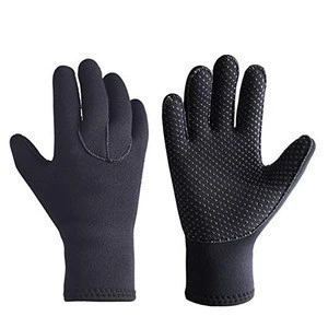 3MM Neoprene watersports Glued Anti-Slip Adjustable diving gloves