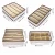 Import 4 PCS Home Containers Bra Organizer storage box underwear storage box fabric bra storage finishing factory direct sales from China