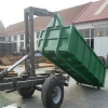 4 wheel 3 sides farm dump tipping trailer for tractor
