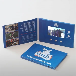 4.3 inch video brochure card