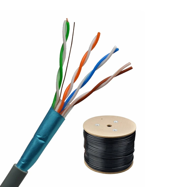 4pr 24awg Ethernet Cat5e Lan FTP cat5 network cable