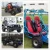 Import 4wheel electric car racing games sports car seats with slide from China