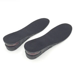 5 layers PU adjustable height increase insole with air cushion