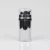 Import 50g black and frosted luxury double wall acrylic cosmetic airless cream jar for men&#039;s skincare packaging from China