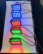 50W WIFI/DMX/RF remote control RGB Led Flood Light