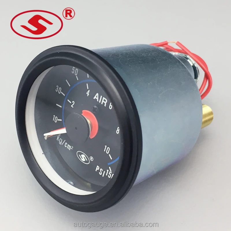 52 mm Mechanical Double Pointer Air Pressure Gauge