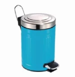 5L metal step waste bin dust bin with stainless steel lid