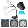 5X glass magnifying, Dimmable Hands Free magnifying glass led for Hobbies Reading Artist Crafts