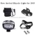 Import 6 Front led bike light Wide angle rechargeable bicycle light with 6600mah battery from China