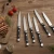 Import 6 piece Dishwasher Safe Steak Knife Full Tang Stainless Steel Japanese Steak Knives Set With Block from China