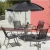 Import 6 Piece Patio Garden Set,6 Piece Patio Set, Garden Furniture Table Chairs from China