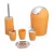 Import 6 pieces plastic accessory lotion dispenser toothbrush holder tumbler cup soap dish trash can toilet brush holder bathroom set from China