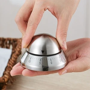 60 Minute Cooking Mechanical Timer stainless steel cute kitchen timer