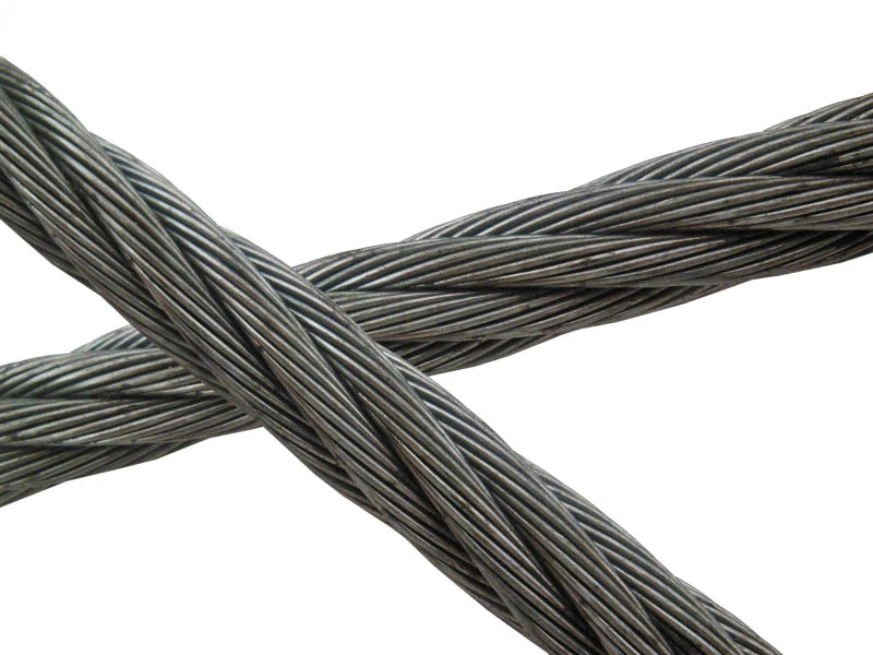 6*19S ungalvanized line contacted steel wire rope