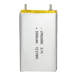 655085 3.7V 3300mAh Lithium Polymer Battery for Medical equipment, beauty equipment