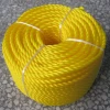 6mm cheap price 100% virgin  pp nylon rope  3 strands twisted PE boat rope for Africa