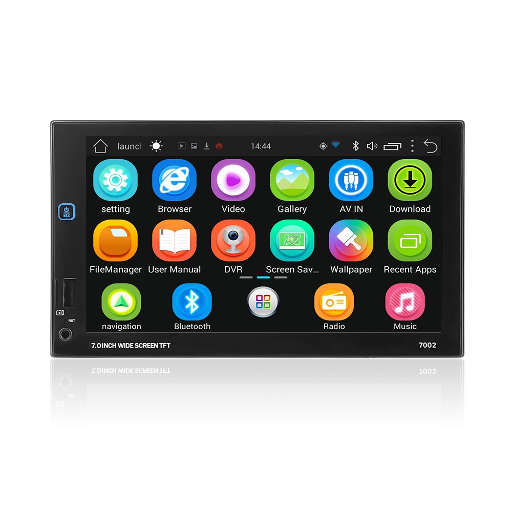 7 inch Full touch screen 2din Android 1+16GB GPS WIFI USB FM Bluetooth Mirror link car mp5 auto radio player