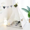 7 Yrs Knight Castle Play White Teepee Triangle Toy Tepe Kid Yurt Tent