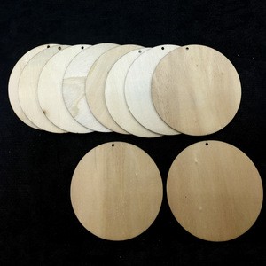 70mm Wood Round cutout craft