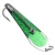 Import 7.5cm/10cm saltwater metal stainless steel fishing spoon lures trolling fishing lure from China