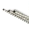 7*7 304 PVC coated 3mm/4mm hardware rigging stainless steel wire rope cable