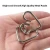 Import 8 PCS Metal Wire Puzzle Brain Teaser IQ Test Iron Link Unlock Interlock Game Chinese Ring Magic Trick Toy for Party Favor Kid from China