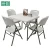 Import 86cm plastic blow molded HDPE square dining table easy carry folding tables restaurant square from China