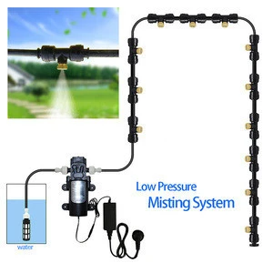 9M Outdoor Mist Cooling System Irrigation kits for Greenhouse Garden Patio Mister Line low pressure misting system