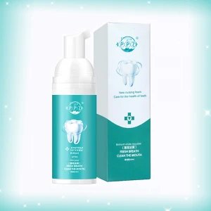 A new formulation of mousse toothpaste for plaque removal and a portable dental tool for tooth whitening mousse toothpaste