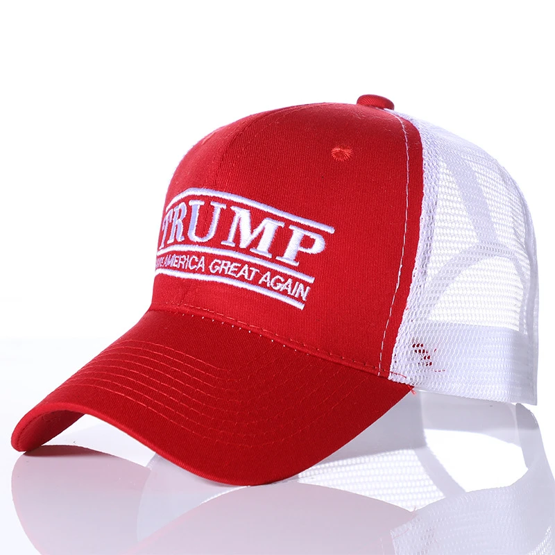 A119 New Unisex Campaign President USA Trump 2020 Hats keep America Great Embroidery Mesh Hat Donald Trump Baseball hat