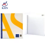 A5 size Spiral binding customized printing paper cover notebook for office