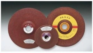 Abrasive rail cutting wheel for structural steel