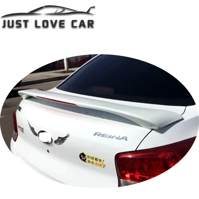 ABS CAR REAR TRUNK SPOILER WING WITH LED LIGHT TYPE FOR HYUNDAI REINA VERNA-2020