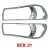 Import ABS chrome head lamp cover accessories trim for 2015 HILUX REVO NEW VIGO exterior accessories from China