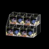 Acrylic cylinder desktop display multi-grid fish tank landscape viewing aquarium